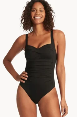 Eco Essentials Twist Front One Piece|Sea Level Clearance