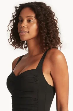 Eco Essentials Twist Front One Piece|Sea Level Clearance