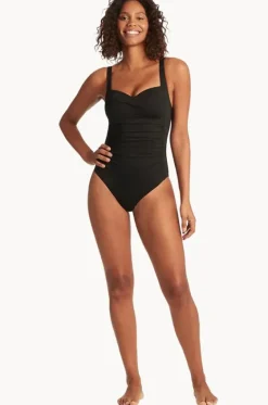Eco Essentials Twist Front One Piece|Sea Level Clearance