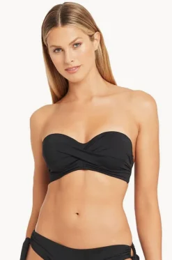 Eco Essentials Twist Front Bandeau|Sea Level Online
