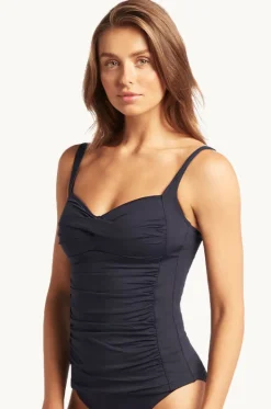 Eco Essentials Twist Front Tankini Separate|Sea Level New