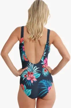 Eden East Gathered Twist One Piece|Jantzen Outlet