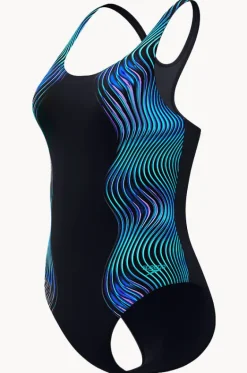 Engineered Print Butterfly Back One Piece|Speedo Clearance