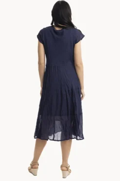 Essentials Cotton Gauze Bias Dress|Orientique New