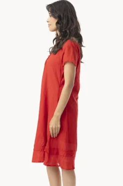 Essentials Gauze Frill Hem Dress|Orientique New