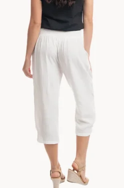 Essentials Linen 3/4 Pant|Orientique Hot