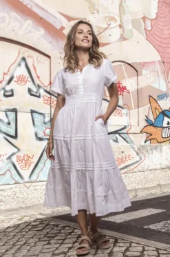 Essentials Poplin Maxi Dress|Orientique Best