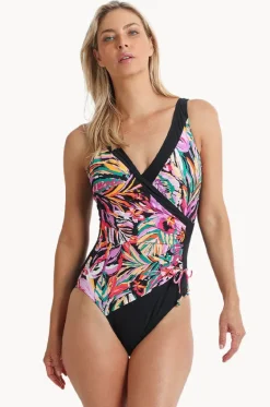 Festival DD/E Cup Gathered Surplice One Piece|Jantzen Discount