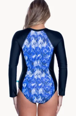 Fiesta Long Sleeve Sunsuit|Salty Ink New