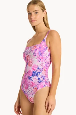 Fiesta Square Neck Bralette One Piece|Sea Level Clearance