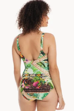 Fiji Surplice One Piece|Togs Swimwear Sale