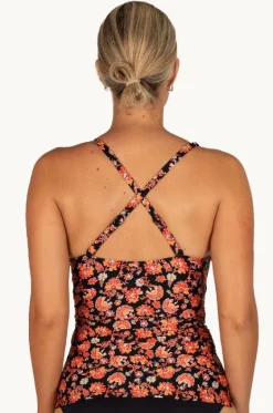 Flamenco D/E Cup Square Neck Tankini Separate|Baku Clearance