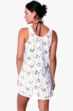 Floral Crochet Tank Dress|J.valdi Best
