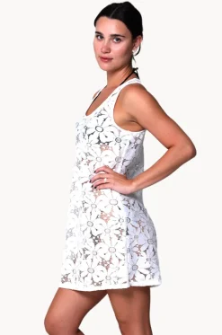 Floral Crochet Tank Dress|J.valdi Best