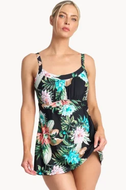 Floral Empire Swim Dress|Jantzen