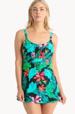 Floral Empire Swim Dress|Jantzen