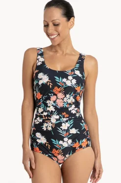 Floral Pintuck One Piece|Jantzen Discount