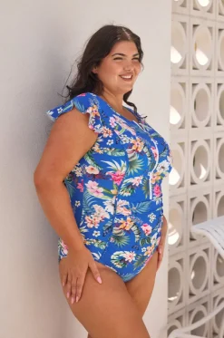 Florida Frill Sleeve Sunsuit|Capriosca Best
