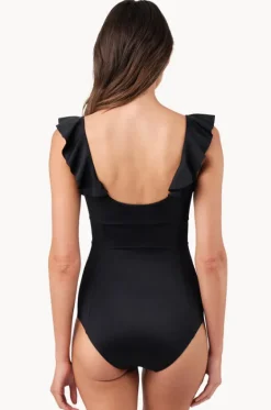 Frill Classic Square Neck One Piece|Une Piece Discount