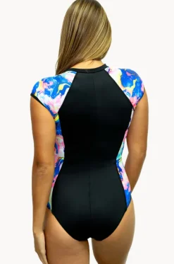 Galaxy Short Sleeve Sunsuit|Salty Ink Best