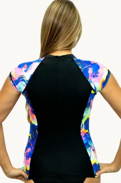 Galaxy Short Sleeve Suntop|Salty Ink Online