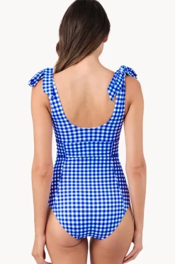 Gingham Classic Square Neck One Piece|Une Piece Outlet
