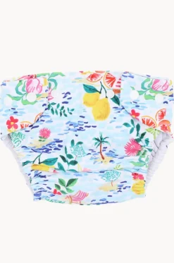 Girls Addison Aqua Nappy|Minihaha Online