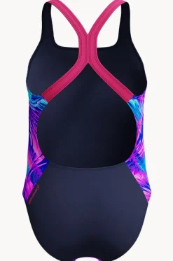 Girls Allover Print Powerback One Piece|Speedo Outlet