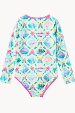 Girls Aloha Sunsuit|Milky Outlet