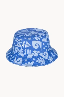 Girls Beach Check Tiny Honey Bucket Hat|Roxy Clearance