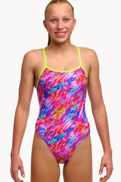 Girls Blow In Single Strap One Piece|Funkita
