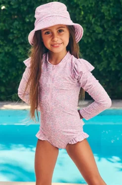 Girls Bluebell Floral Sunsuit|Huxbaby Online