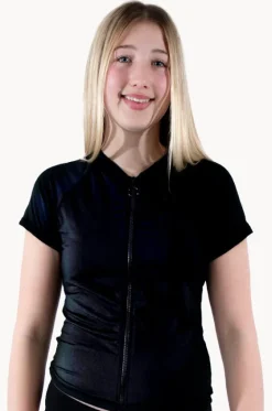 Girls Cap Sleeve Rashie|Base Swim Outlet