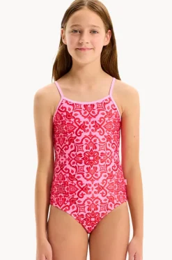 Girls Capri Tile One Piece|Seafolly Girls Discount