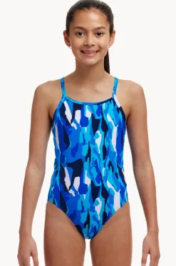 Girls Diamond Back One Piece|Funkita Hot