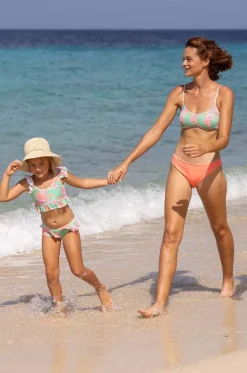 Girls Coastal Shells Frill Crop Set|Snapper Rock Hot