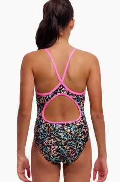 Girls Copper Cluster Diamond Back One Piece|Funkita Online