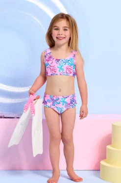 Girls Sea Frill Crop Set|Seafolly Girls New