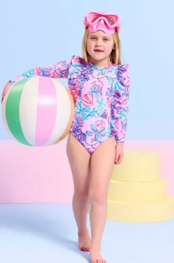 Girls Sea Frill Sunsuit|Seafolly Girls Online