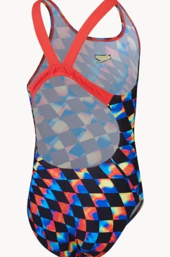 Girls Digital Allover Leaderback One Piece|Speedo Sale