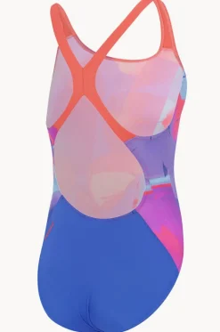 Girls Digital Allover Powerback One Piece|Speedo Best