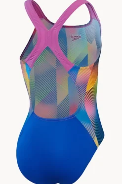 Girls Digital Allover Powerback One Piece|Speedo Sale