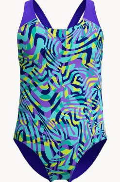 Girls Digital Allover Splashback One Piece|Speedo Discount