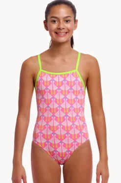 Girls Duck Duck Goose Strapped In One Piece|Funkita Outlet