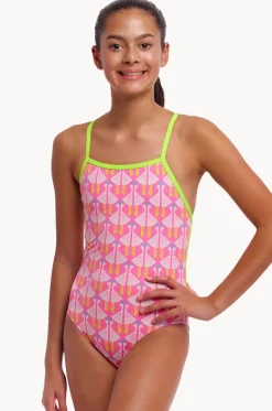Girls Duck Duck Goose Strapped In One Piece|Funkita Outlet