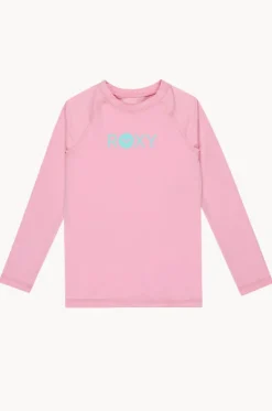 Girls Essential Long Sleeve Suntop|Roxy Hot