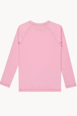 Girls Essential Long Sleeve Suntop|Roxy Hot