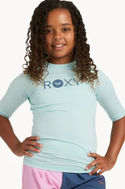 Girls Essential Short Sleeve Suntop|Roxy Sale