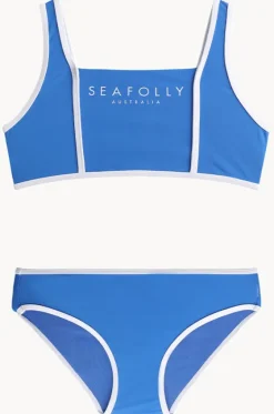 Girls Essentials Crop Set|Seafolly Girls Hot