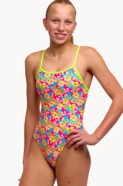 Girls Flow Blow Single Strap One Piece|Funkita Discount